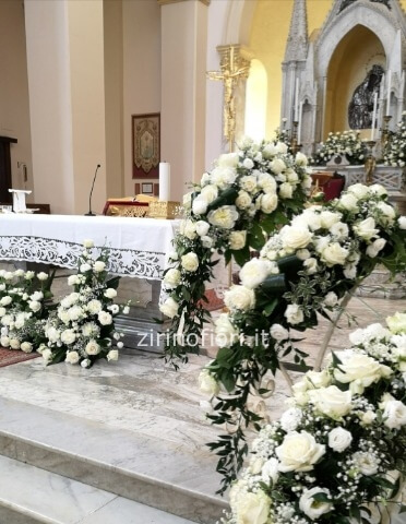 addobbi floreali matrimonio in chiesa - Fiorista